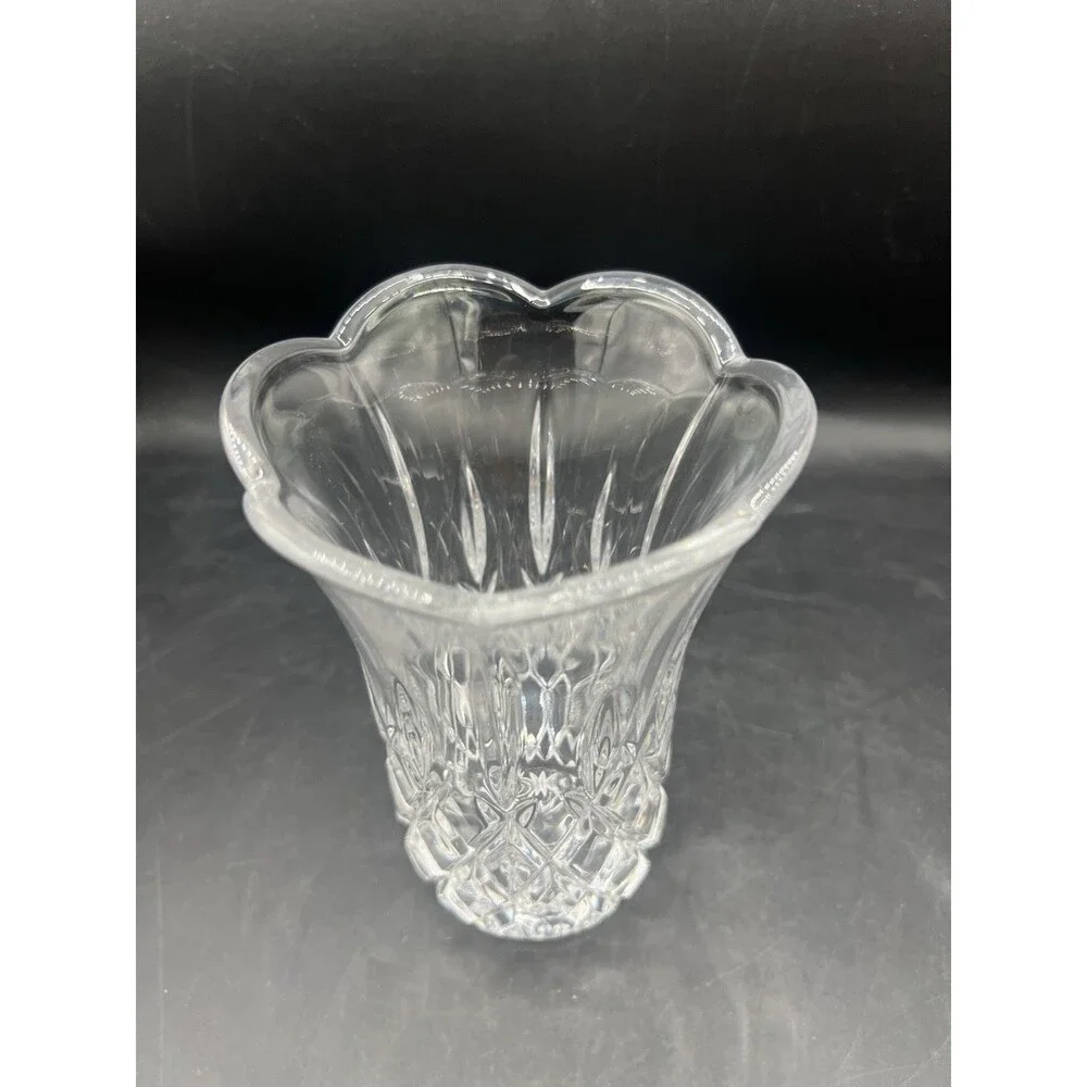 Vintage Gorham King Edward Crystal Vase 6.5